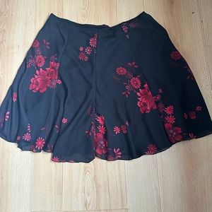 Vintage floral skirt